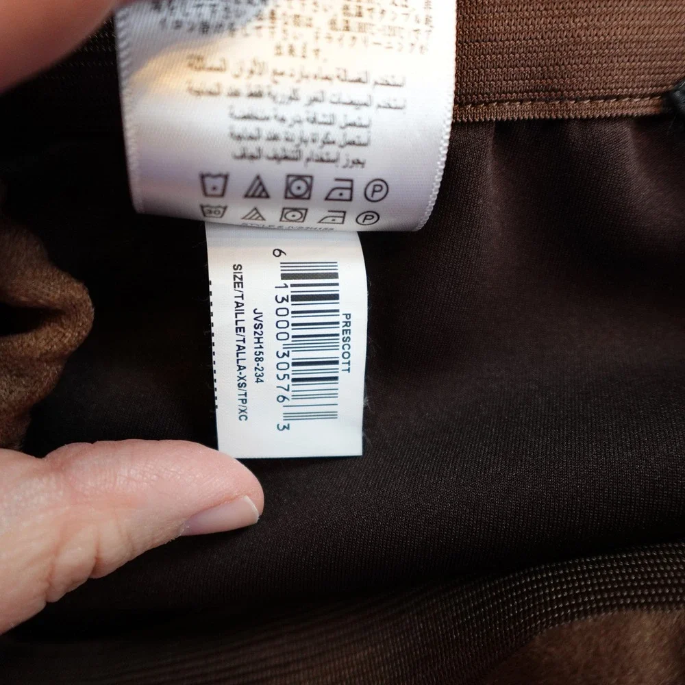 BCBG MaxAzria Pants Womens Extra Small Brown Faux Suede Leggings Skinny Pull‎ On
